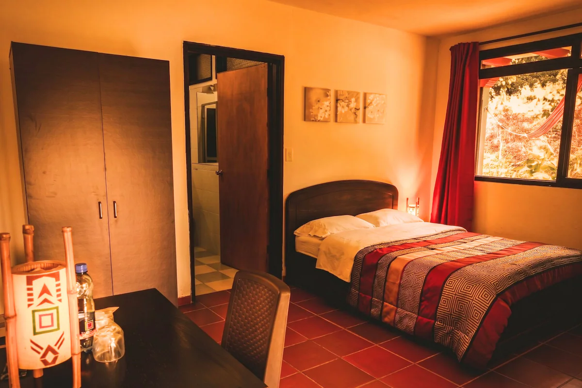 Habitación individual con vista al jardín